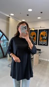 SİYAH 7840 BASKILI TİŞÖRT 