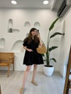 SİYAH 8048 KATLI ELBİSE 
