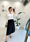 SİYAH 80794 MİDİ ETEK 