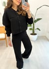 SİYAH 8511 ÜÇ İPLİK CEKET PANTOLON TAKIM 