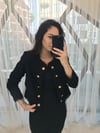 SİYAH 9272 CHANEL CEKETLİ TAKIM 