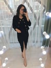 SİYAH 9272 CHANEL CEKETLİ TAKIM 