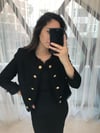 SİYAH 9272 CHANEL CEKETLİ TAKIM 