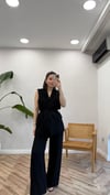 SİYAH 9413 YELEK PANTOLON TAKIM 
