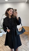 SİYAH 9476 TRENÇKOT 