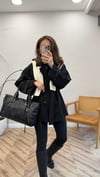 SİYAH 9580 KISA TRENÇKOT 