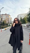 SİYAH 9698 ATKILI KABAN 
