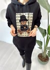 SİYAH BASKILI SWEAT