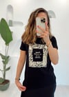 SİYAH BASKILI TSHIRT 