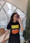 SİYAH BASKILI TSHİRT