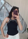 SİYAH-BEYAZ 0004 İNCE ÇİZGİLİ ATLET 
