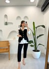 SİYAH-BEYAZ 34169 GÖMLEK