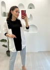 SİYAH-BEYAZ TUNİK