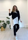 SİYAH-BEYAZ TUNİK