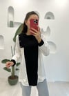 SİYAH-BEYAZ TUNİK