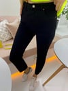 SİYAH BOYFİT PANTOLON