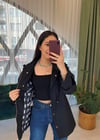 SİYAH CASUAL CEKET 