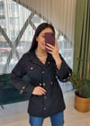 SİYAH CASUAL CEKET 