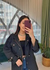 SİYAH CASUAL CEKET 