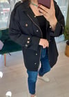 SİYAH CASUAL CEKET 