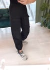 SİYAH CEP DETAY KARGO PANTOLON