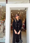 SİYAH CHANEL KALEM ETEKLİ TAKIM