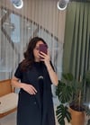 SİYAH ÇİFT DÜĞMELİ TRENÇ YELEK 
