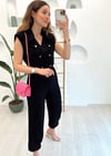 SİYAH ÇITÇIT DETAY TULUM