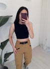 SİYAH CROP TOP