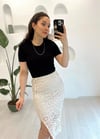 SİYAH CROP TSHİRT 