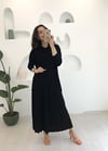 SİYAH DEGAJE YAKA ETEK TAKIM