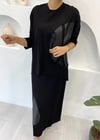 SİYAH DERİ DETAY ETEK TAKIM