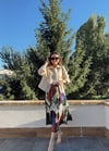 SİYAH DESENLİ ETEK 