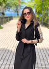 SİYAH FERMUAR DETAY KAP