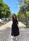 SİYAH FERMUAR DETAY KAP