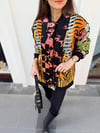 SİYAH-GOLD 4618 SPECİAL BOMBER CEKET