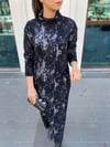 SİYAH-GRİ 4704 TRİKO ELBİSE