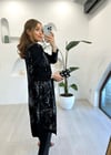 SİYAH-GRİ 4830 TRİKO KAFTAN 