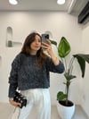SİYAH-GÜMÜŞ 10470 SİMLİ CROP KAZAK 