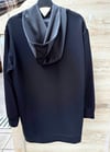 SİYAH  İPEK SATEN SWAROSKİ İŞLİ SWEAT