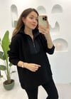 SİYAH KANGURU CEP SWEAT