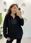 SİYAH KANGURU CEP SWEAT