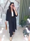 SİYAH KEMERLİ PANTOLON TAKIM