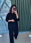 SİYAH KESİK DETAY TAKIM