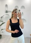 SİYAH KOLSUZ BADY 