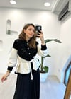 SİYAH-KREM 3916 HIRKA