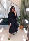 SİYAH NERMA ELBİSE 