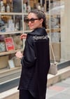 SİYAH NEVER LOOK BACK PANTOLON TAKIM