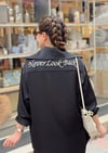 SİYAH NEVER LOOK BACK PANTOLON TAKIM