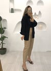 SİYAH OVERSİZE GÖMLEK 